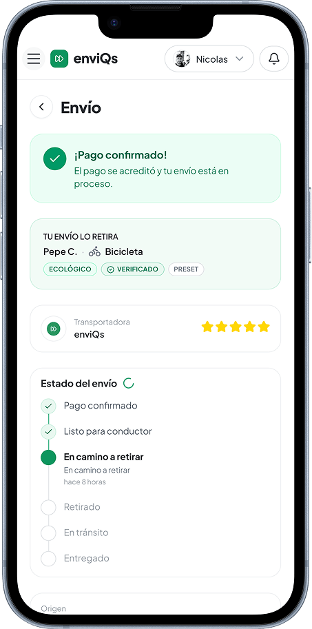 Enviqs app preview